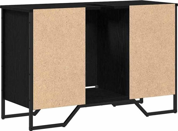 VidaXL Koupelnová skříňka pod umyvadlo 91x35x60 cm kompozit [869185] Barva: Černý dub