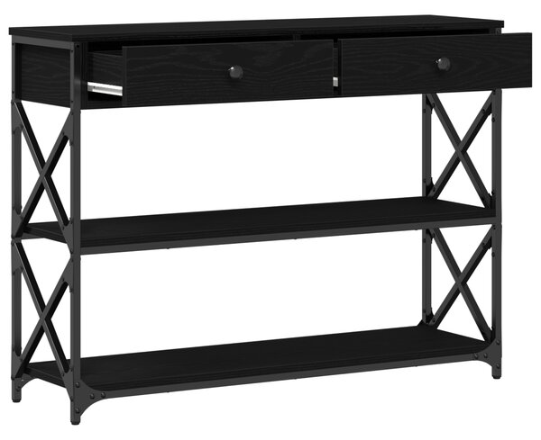 VidaXL Konzolový stolek 100 x 28 x 75 cm kompozitní dřevo [863529] Barva: dub artisan