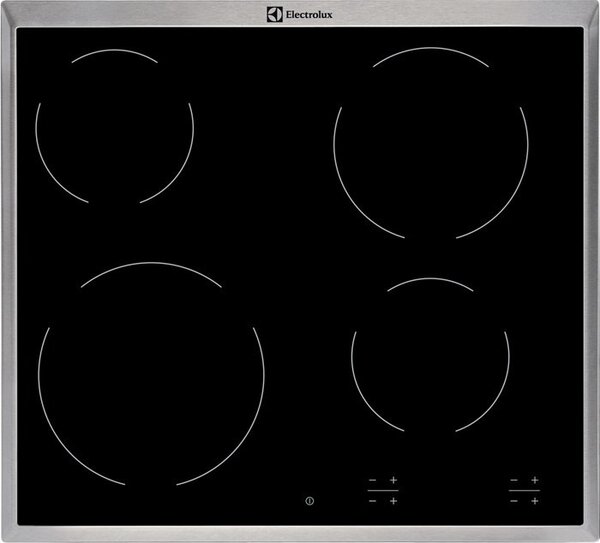 Electrolux EHF16240XK Varná deska černá Vestavná sklokeramická varná deska 4 zóny(y)
