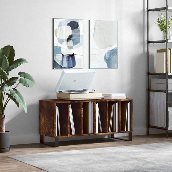 VidaXL Skříňka na LP desky 100x38x48 cm kompozitní dřevo [862907] Barva: dub artisan
