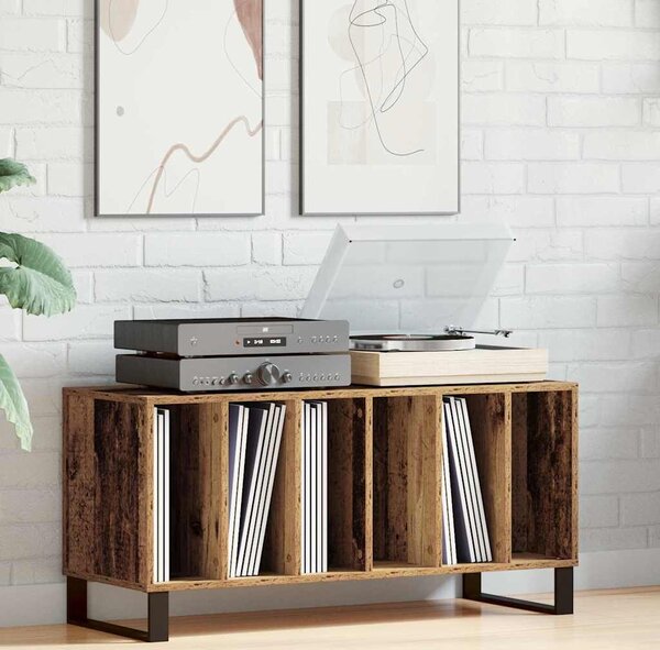 VidaXL Skříňka na LP desky 100x38x48 cm kompozitní dřevo [862907] Barva: dub artisan