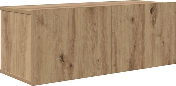 VidaXL 4dílný set TV skříněk dřevotříska [3393395] Barva: dub artisan