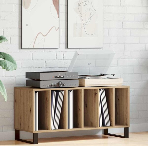 VidaXL Skříňka na LP desky 100x38x48 cm kompozitní dřevo [862907] Barva: dub artisan