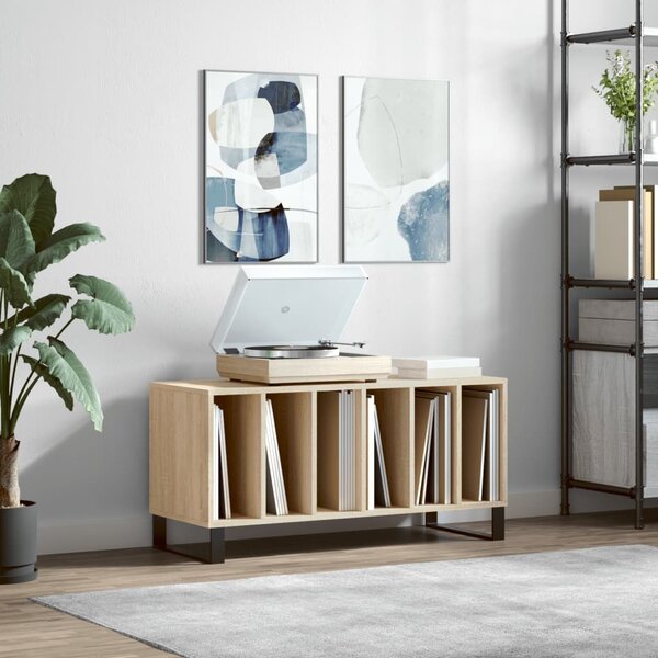 VidaXL Skříňka na LP desky 100x38x48 cm kompozitní dřevo [862907] Barva: dub artisan
