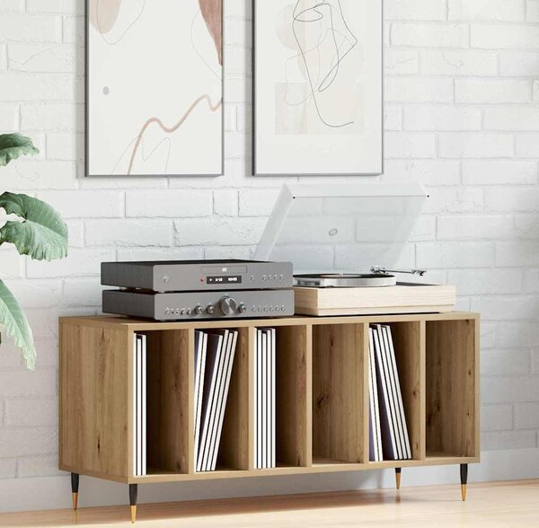 VidaXL Skříňka na LP desky 100x38x48 cm kompozitní dřevo [862901] Barva: dub artisan