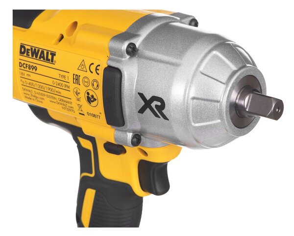 DeWALT DCF899N-XJ aku utahovák Černá, Žlutá 1/2" 1900 ot/min 950 Nm 18 V