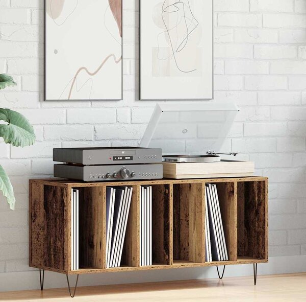 VidaXL Skříňka na LP desky 100x38x48 cm kompozitní dřevo [862903] Barva: Černý dub