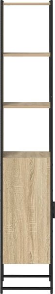 VidaXL Koupelnová skříňka 33 x 33 x 185,5 cm kompozitní dřevo [864342] Barva: Staré dřevo