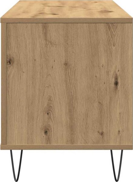 VidaXL Skříňka na LP desky 100x38x48 cm kompozitní dřevo [862903] Barva: Černý dub