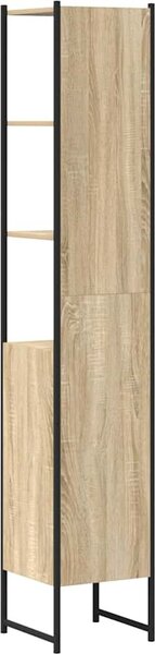 VidaXL Koupelnová skříňka 33 x 33 x 185,5 cm kompozitní dřevo [864342] Barva: Staré dřevo