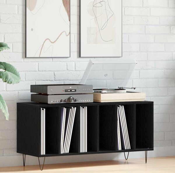VidaXL Skříňka na LP desky 100x38x48 cm kompozitní dřevo [862903] Barva: Černý dub