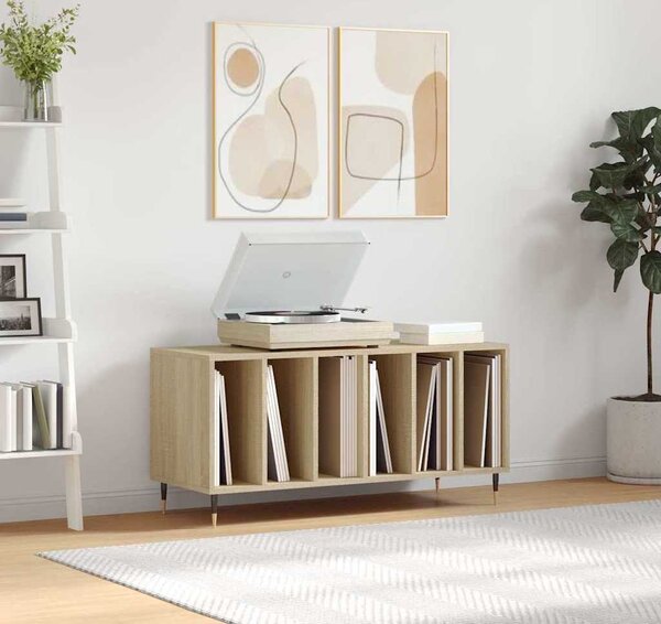 VidaXL Skříňka na LP desky 100x38x48 cm kompozitní dřevo [862901] Barva: dub artisan