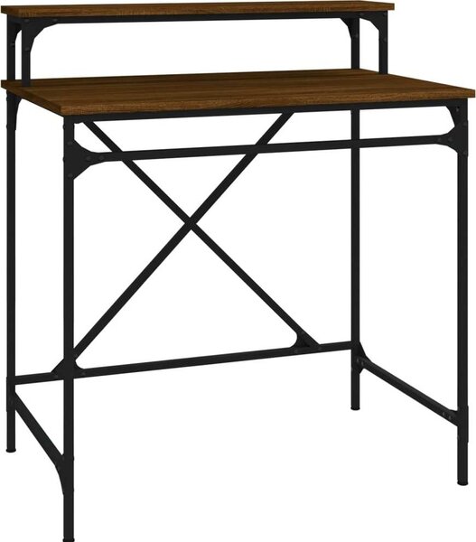 VidaXL Stůl 80 x 50 x 90 cm Kompozitní dřevo [826706] Barva: Černá