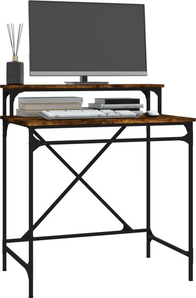 VidaXL Stůl 80 x 50 x 90 cm Kompozitní dřevo [826706] Barva: Černá