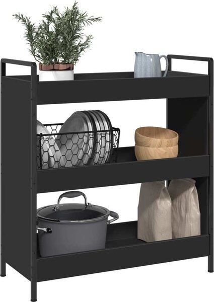 VidaXL Kuchyňský vozík 70 x 30 x 82 cm Kompozitní dřevo [842317] Barva: šedá sonoma