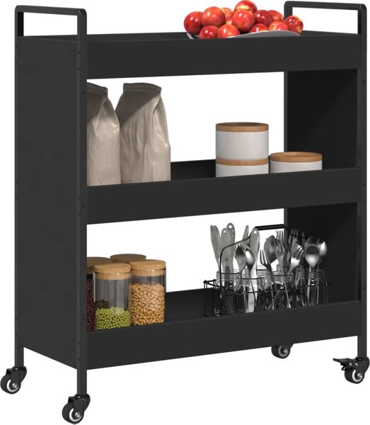 VidaXL Kuchyňský vozík 70 x 30 x 82 cm Kompozitní dřevo [842317] Barva: šedá sonoma