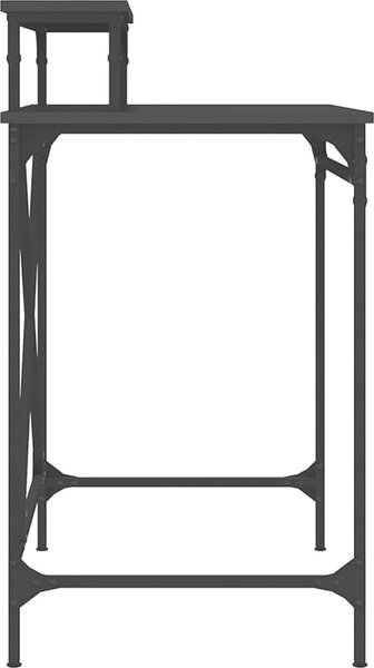 VidaXL Stůl 80 x 50 x 90 cm Kompozitní dřevo [826706] Barva: Černá