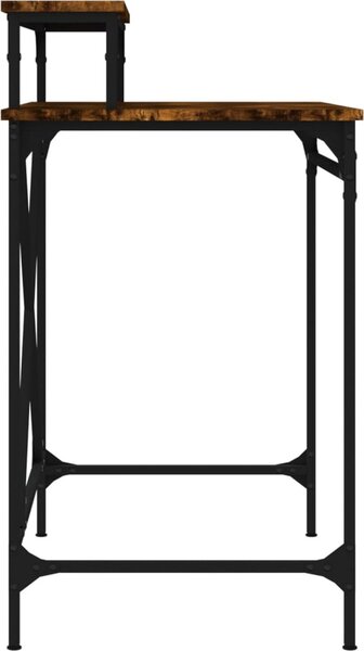 VidaXL Stůl 80 x 50 x 90 cm Kompozitní dřevo [826706] Barva: Černá