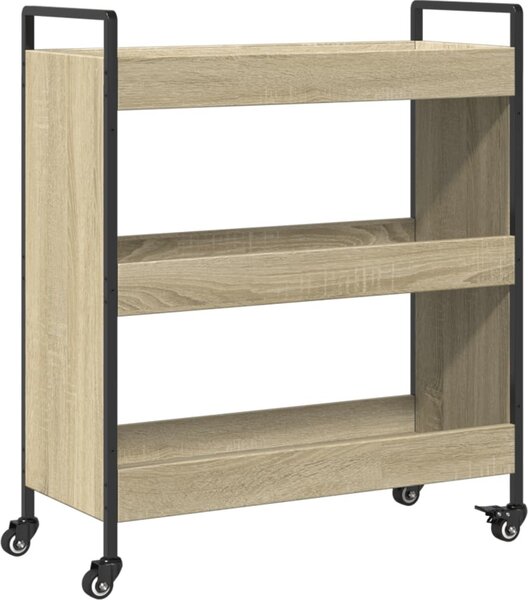 VidaXL Kuchyňský vozík 70 x 30 x 82 cm Kompozitní dřevo [842317] Barva: šedá sonoma