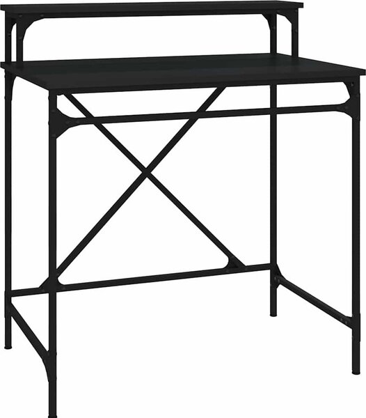 VidaXL Stůl 80 x 50 x 90 cm Kompozitní dřevo [826706] Barva: Černá