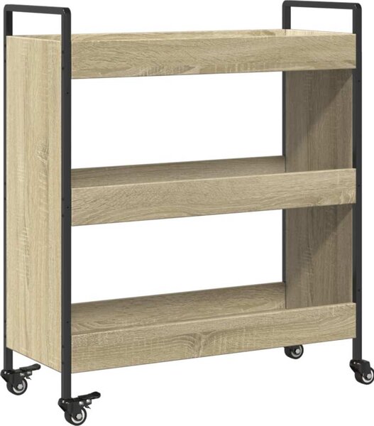 VidaXL Kuchyňský vozík 70 x 30 x 82 cm Kompozitní dřevo [842317] Barva: šedá sonoma