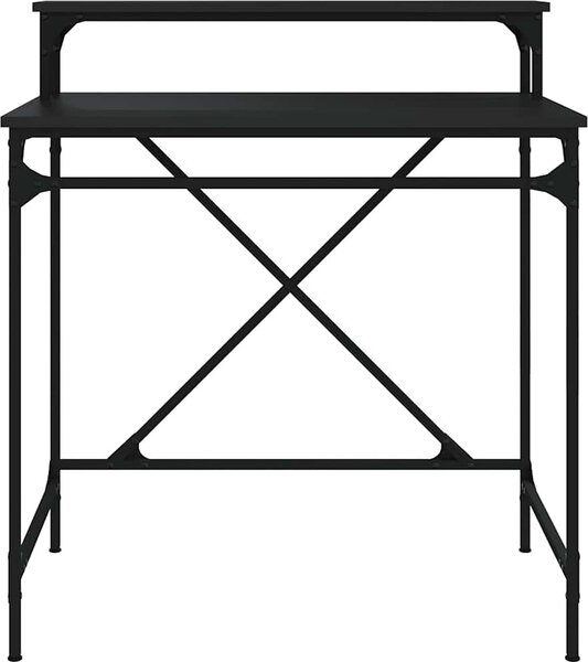 VidaXL Stůl 80 x 50 x 90 cm Kompozitní dřevo [826706] Barva: Černá