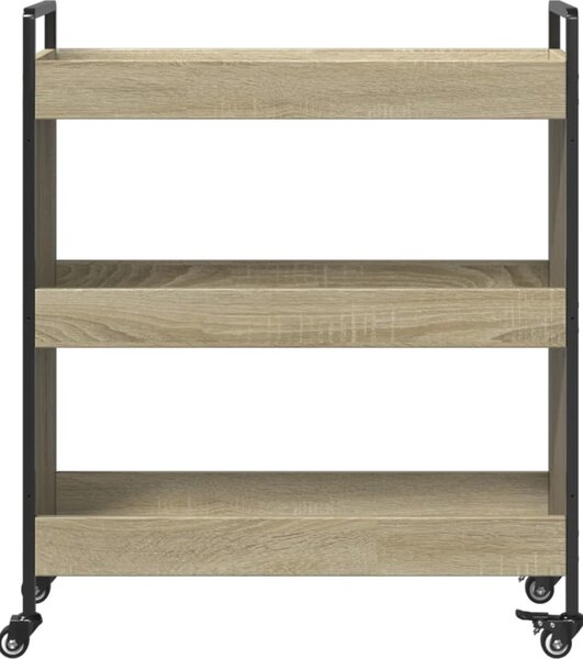 VidaXL Kuchyňský vozík 70 x 30 x 82 cm Kompozitní dřevo [842317] Barva: šedá sonoma