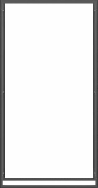 VidaXL Stojan na palivové dřevo matný 110x28x214 cm ocel [350311] Barva: Černá