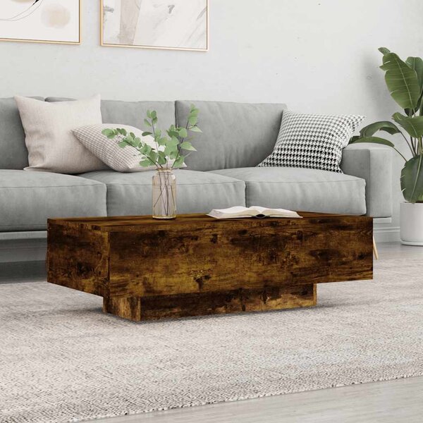 VidaXL Konferenční stolek 100x49,5x31 cm kompozitní dřevo [862573] Barva: Bílá