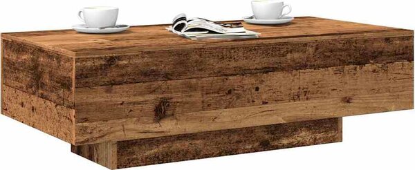 VidaXL Konferenční stolek 100x49,5x31 cm kompozitní dřevo [862573] Barva: Bílá