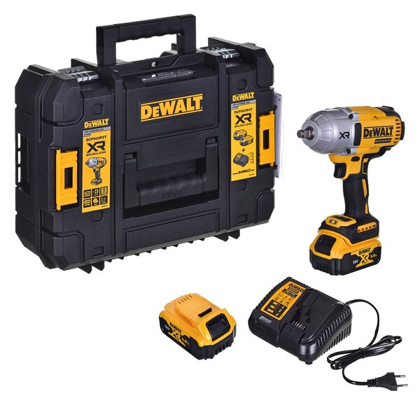 Rázový klíč 1/2" 18V 2x5,0Ah DCF900P2T-QW DEWALT
