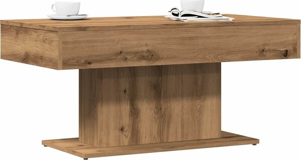 VidaXL Konferenční stolek 96 x 50 x 45 cm kompozitní dřevo [862624] Barva: Bílá