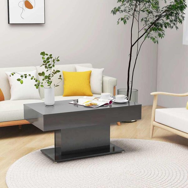 VidaXL Konferenční stolek 96 x 50 x 45 cm kompozitní dřevo [862624] Barva: Bílá