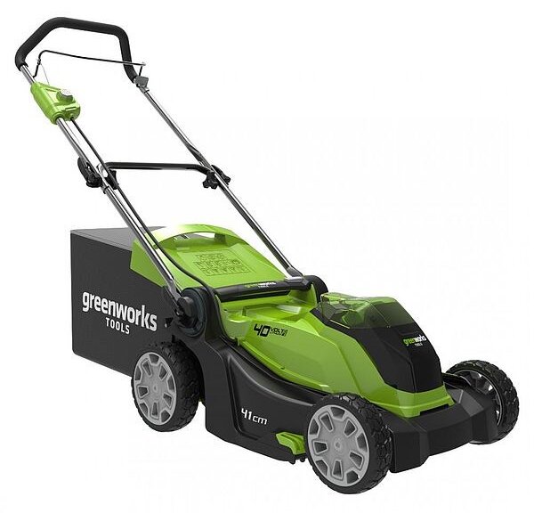 Cordless mower 40V 4Ah 41 cm Greenworks G40LM41K4 - 2504707UB