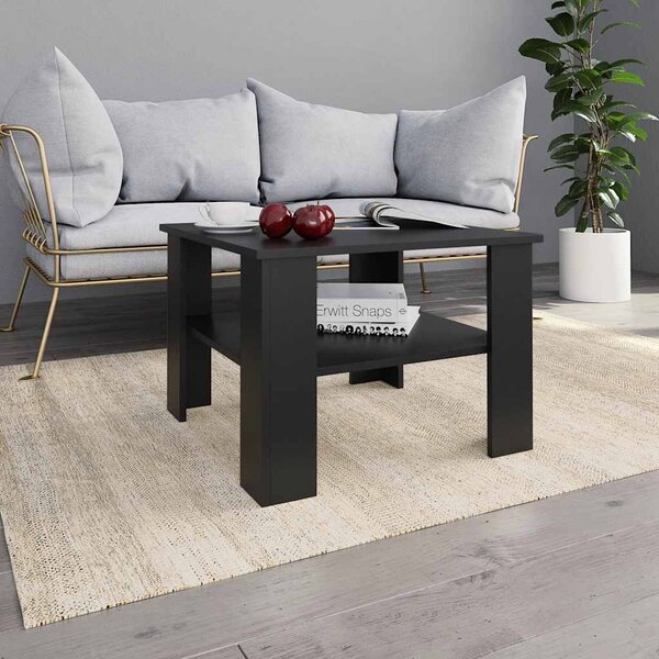 VidaXL Konferenční stolek 60 x 60 x 42 cm kompozitní dřevo [862406] Barva: Bílá