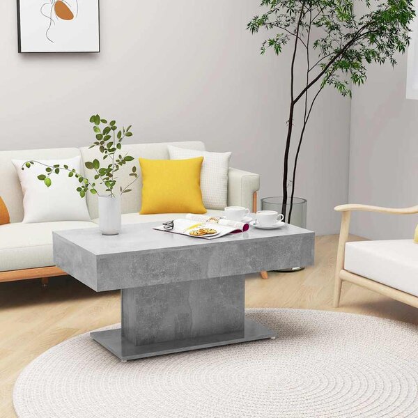 VidaXL Konferenční stolek 96 x 50 x 45 cm kompozitní dřevo [862624] Barva: Bílá