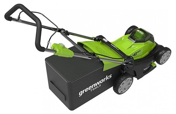 Cordless mower 40V 4Ah 41 cm Greenworks G40LM41K4 - 2504707UB