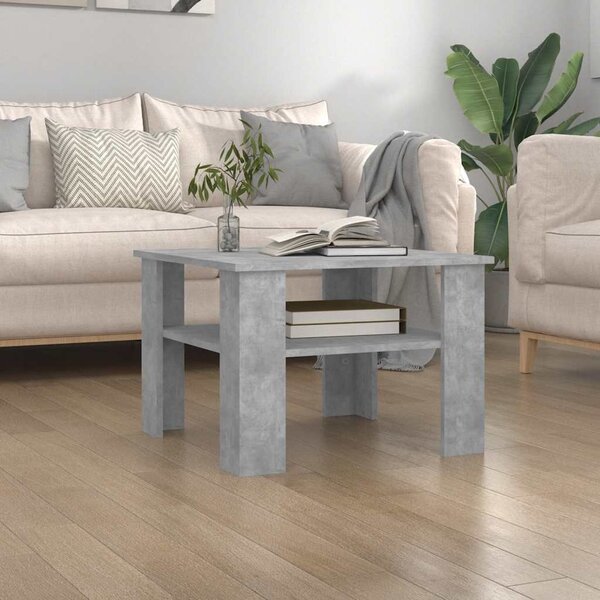 VidaXL Konferenční stolek 60 x 60 x 42 cm kompozitní dřevo [862406] Barva: Bílá
