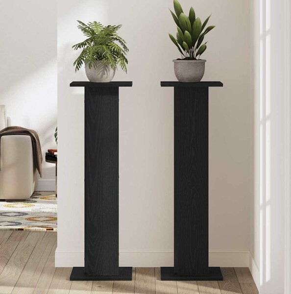 VidaXL Stojany na rostliny 2 ks artisan 30 x 30 x 95 cm kompozit [3345110] Barva: dub