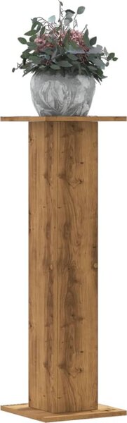 VidaXL Stojany na rostliny 2 ks artisan 30 x 30 x 95 cm kompozit [3345110] Barva: dub
