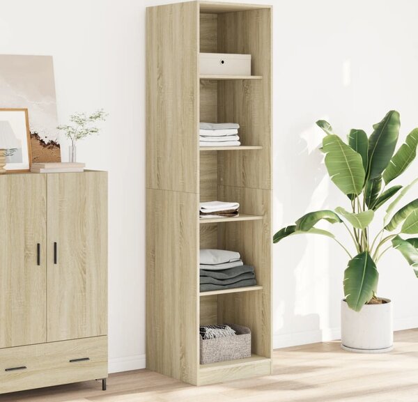 VidaXL Šatní skříň 50 x 50 x 200 cm kompozitní dřevo [3345123] Barva: Bílá