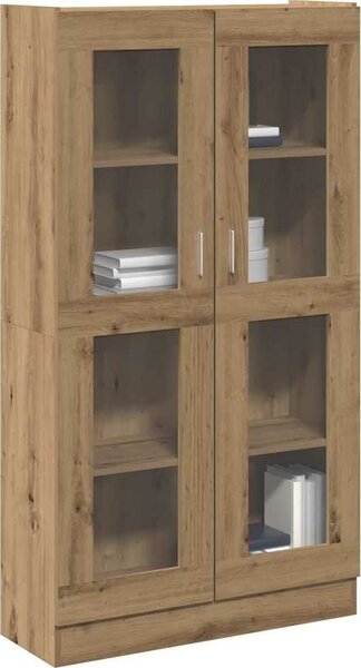 VidaXL Vitrína 82,5 x 30,5 x 150 cm kompozitní dřevo [3329276] Barva: Betonová šedá