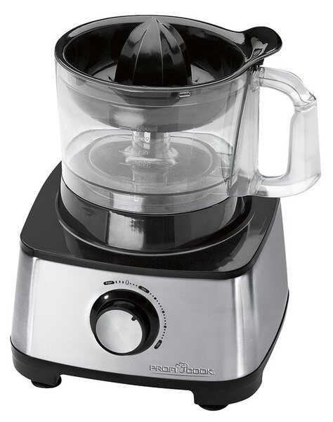 Clatronic ProfiCook PC-KM 1063 kuchyňský robot 1200 W 1,75 l Černá, Nerezová ocel