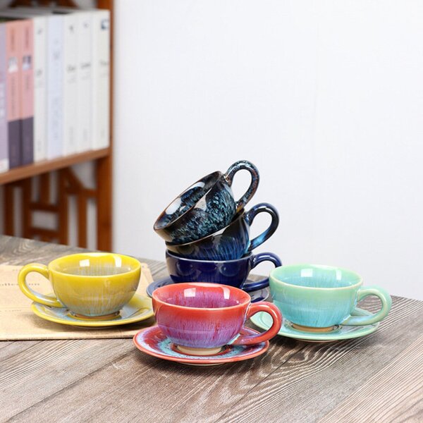 Penerini coffee SET - Keramický šálek s podšálkem Universe