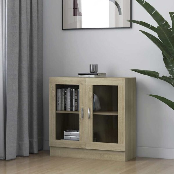 VidaXL Knihovna 82,5 x 30,5 x 80 cm kompozitní dřevo [862518] Barva: Staré dřevo