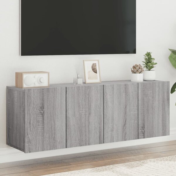 VidaXL TV skříňky nástěnné 2 ks 60 x 30 x 41 cm [862195] Barva: Betonová šedá