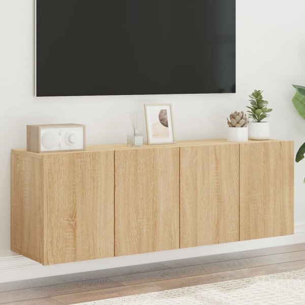 VidaXL TV skříňky nástěnné 2 ks 60 x 30 x 41 cm [862195] Barva: Betonová šedá