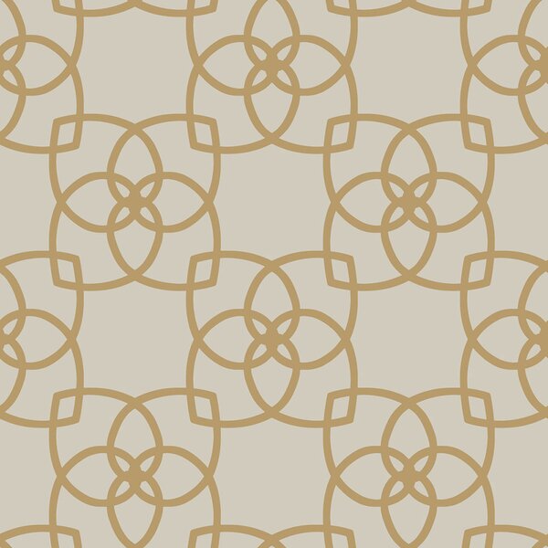 Luxusní šedobéžová tapeta, zlaté ornamenty Y6200202, Dazzling Dimensions 2, York