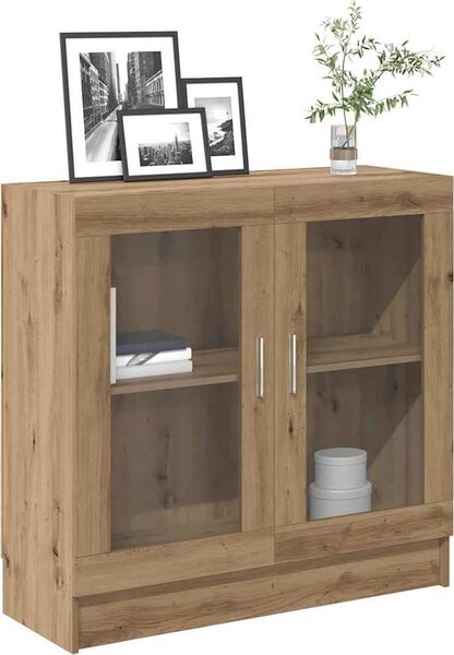 VidaXL Knihovna 82,5 x 30,5 x 80 cm kompozitní dřevo [862518] Barva: Staré dřevo