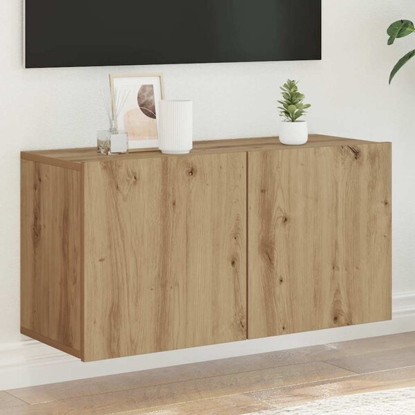 VidaXL TV skříňka nástěnná 80 x 30 x 41 cm [862196] Barva: dub artisan